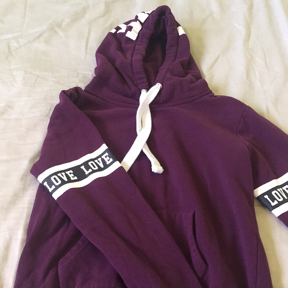 “Love” Maroon Hoodie